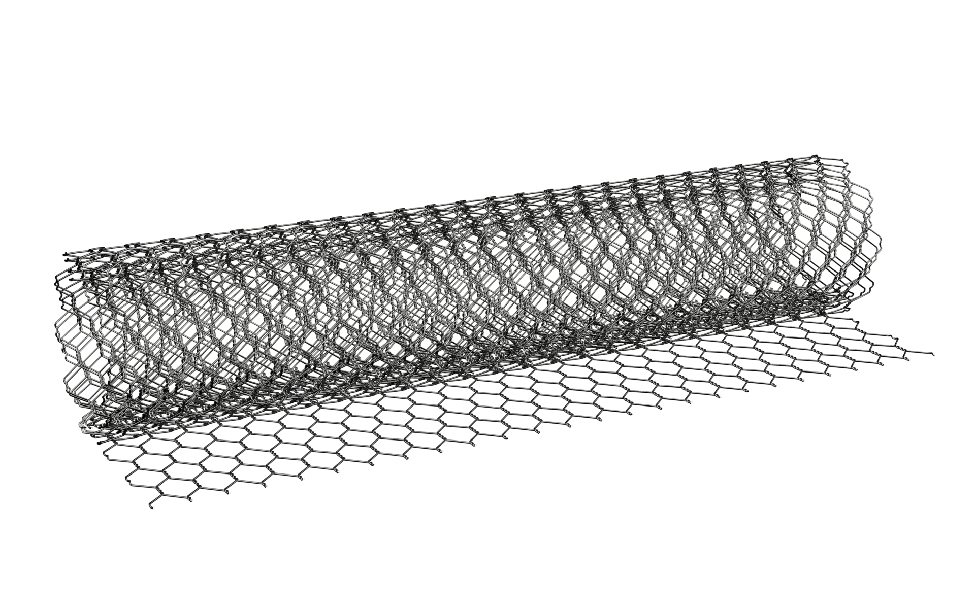 сетка проволочная крученая С шестиугольными ячейками для габионных конструкций